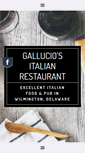 Mobile Screenshot of gallucios-de.com